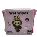 Салфетки влажные Wet wipes Лабубу уп 20шт арт.z-1209