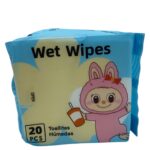 Салфетки влажные Wet wipes Лабубу уп 20шт арт.z-1209