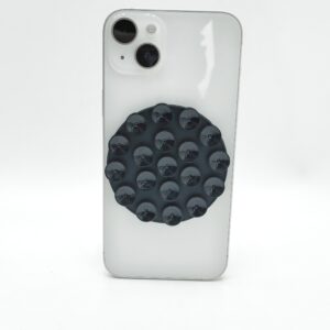 Держатель для телефона Липпер двухсторонний 7*7см арт.tr281 круглый черный