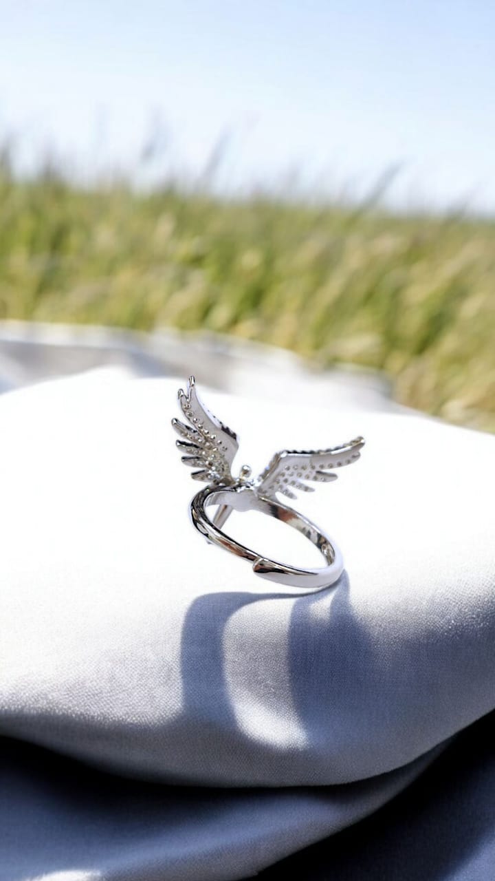 Кольцо крылья ангела серебро арт.tr1429 Кольцо крылья ангела серебро арт.tr1429