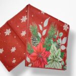 Дорожка на стол новогодняя 200*33см 2700тг