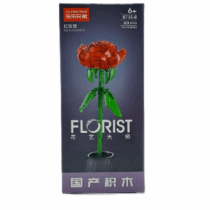Конструктор Florist арт.8735-8 Red Rugosa Rose 60деталей