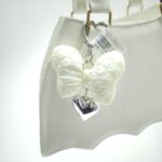 Брелок Бант с сердцем 6*8см арт.5975-16 бежевый