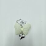 Брелок Бант с сердцем 6*8см арт.5975-16 бежевый