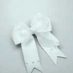Бантик на заколке арт.3833-3 белый