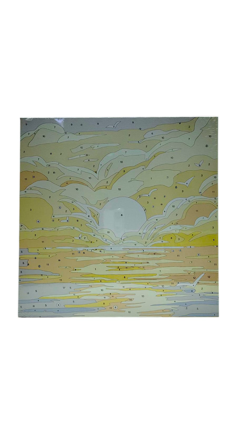 Картина по номерам красками 30*30см арт.stl093 закат Картина по номерам красками 30*30см арт.stl093 закат