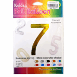 Шар фольга цифра 7 32д арт.tr1265 золотая