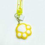 Брелок Лапка 5см арт.666-28 желтый