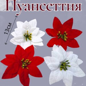 Пуансеттия уп 4шт 1000тг