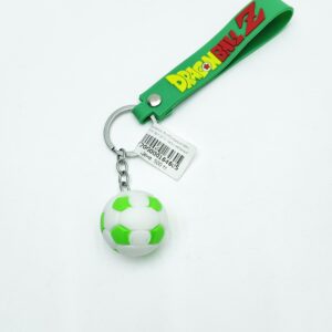 Брелок Футбольный мяч 3см арт.B12 бело-зеленый