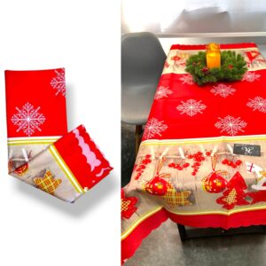 Скатерть новогодняя 150*220см 3500тг