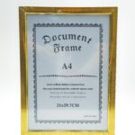 Рамка А4 арт.y-16 золото