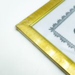 Рамка А4 арт.y-16 золото