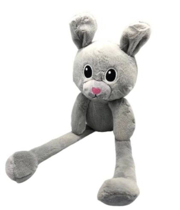 Мягкая игрушка Зайка с тянущимися ушками 50см tr.1475