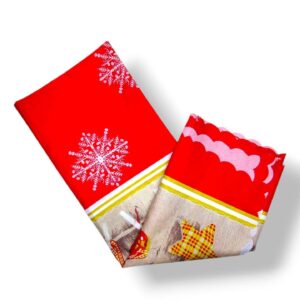 Скатерть новогодняя 150*180см тонкая 2000тг