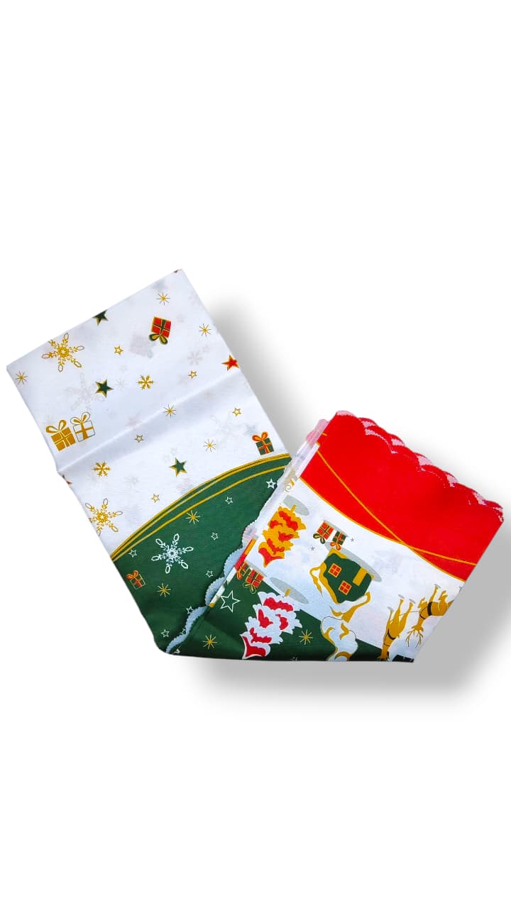 Скатерть новогодняя 150*180см тонкая 2000тг Скатерть новогодняя 150*180см тонкая 2000тг