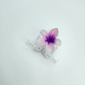 Крабик Гавайский цветок 8*5см арт.kgc16 прозрачный крабик фиолетовый цветок