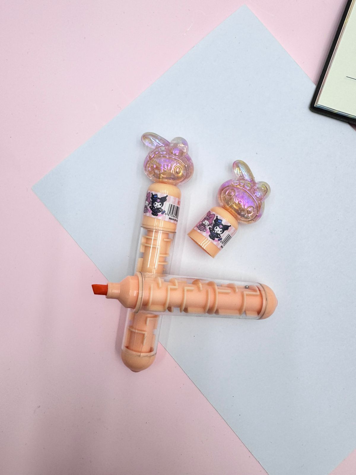 Тексовыделитель с игрой My melody оранжевый арт.tr1611 Тексовыделитель с игрой My melody оранжевый арт.tr1611