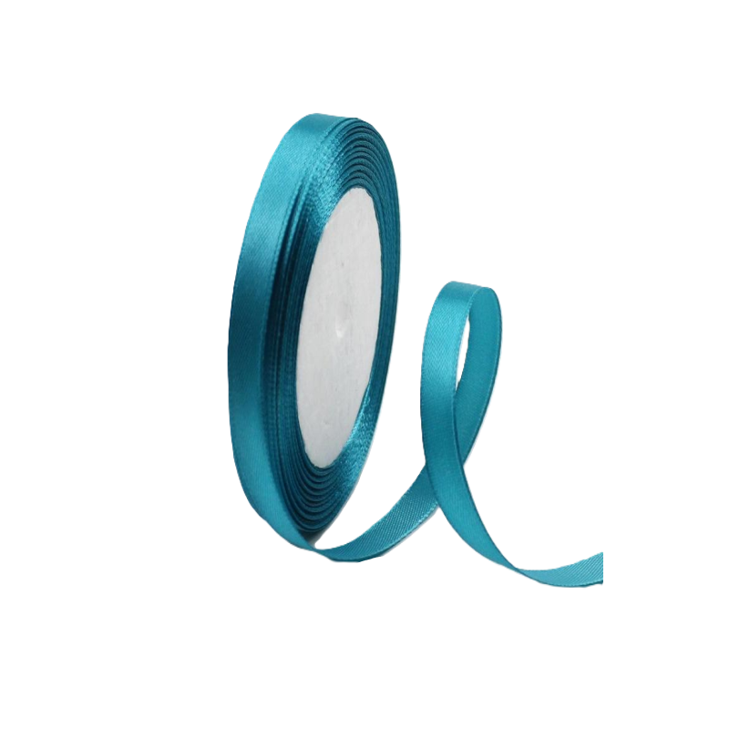 Лента атлас 1см бобина 20ярдов арт.tr874 темно-бирюзовая Лента атлас 1см бобина 20ярдов арт.tr874 темно-бирюзовая