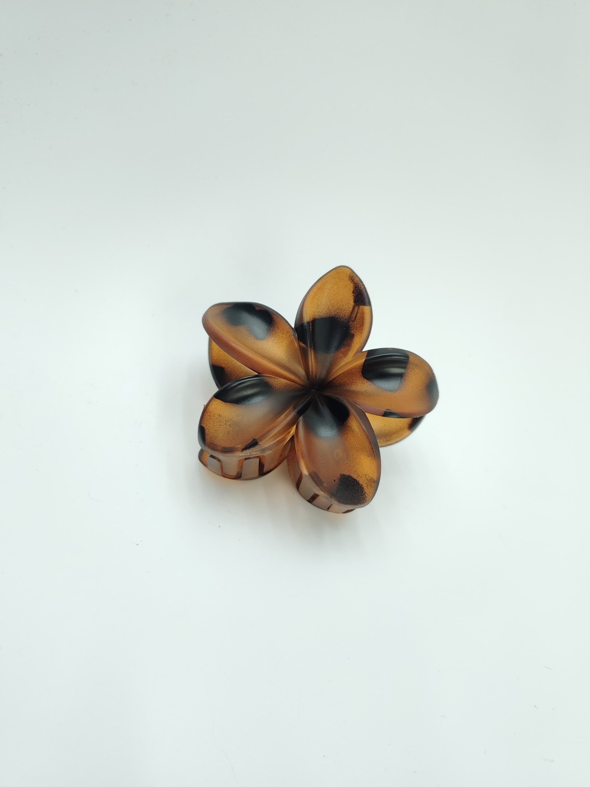 Крабик Гавайский цветок 8см арт.kgc15 коричнево-красный Крабик Гавайский цветок 8см арт.kgc15 коричнево-красный