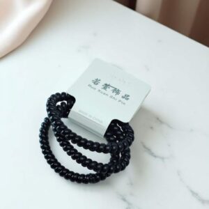 Резинки пружинки уп 3шт арт.3279 черные