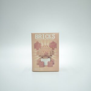 Конструктор Bricks арт.d011 Мишка розовый