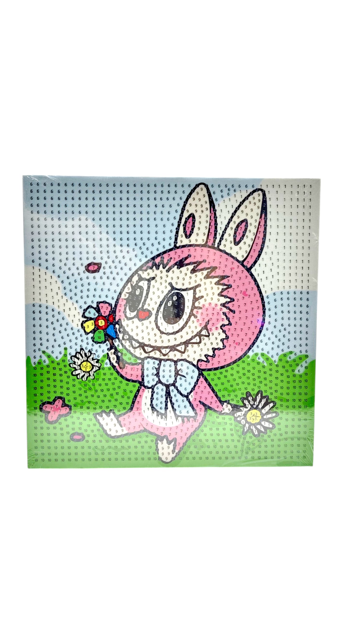 Картина стразами Лабубу 20*20см арт.xh-560 Картина стразами Лабубу 20*20см арт.xh-560