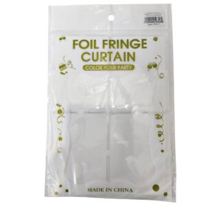 Дождик для фотозоны квадратый Foil Fringe Curtain 2м*1м арт.tr1252 белый