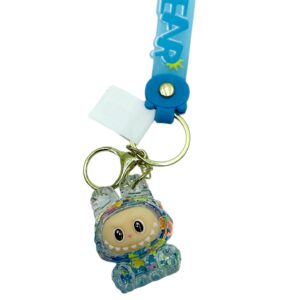 Брелок шейкер Лабубу 4,5см арт.tr1885 голубой