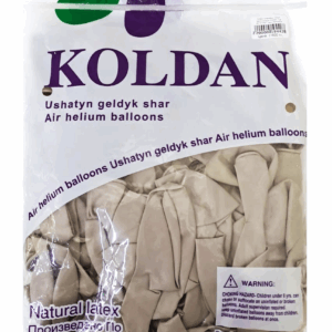 Шары упаковка 100шт однотонные Koldan 12д арт.tr1067 серо-бежевые