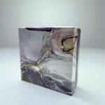 Коробка мрамор 22*22*10 1200тг