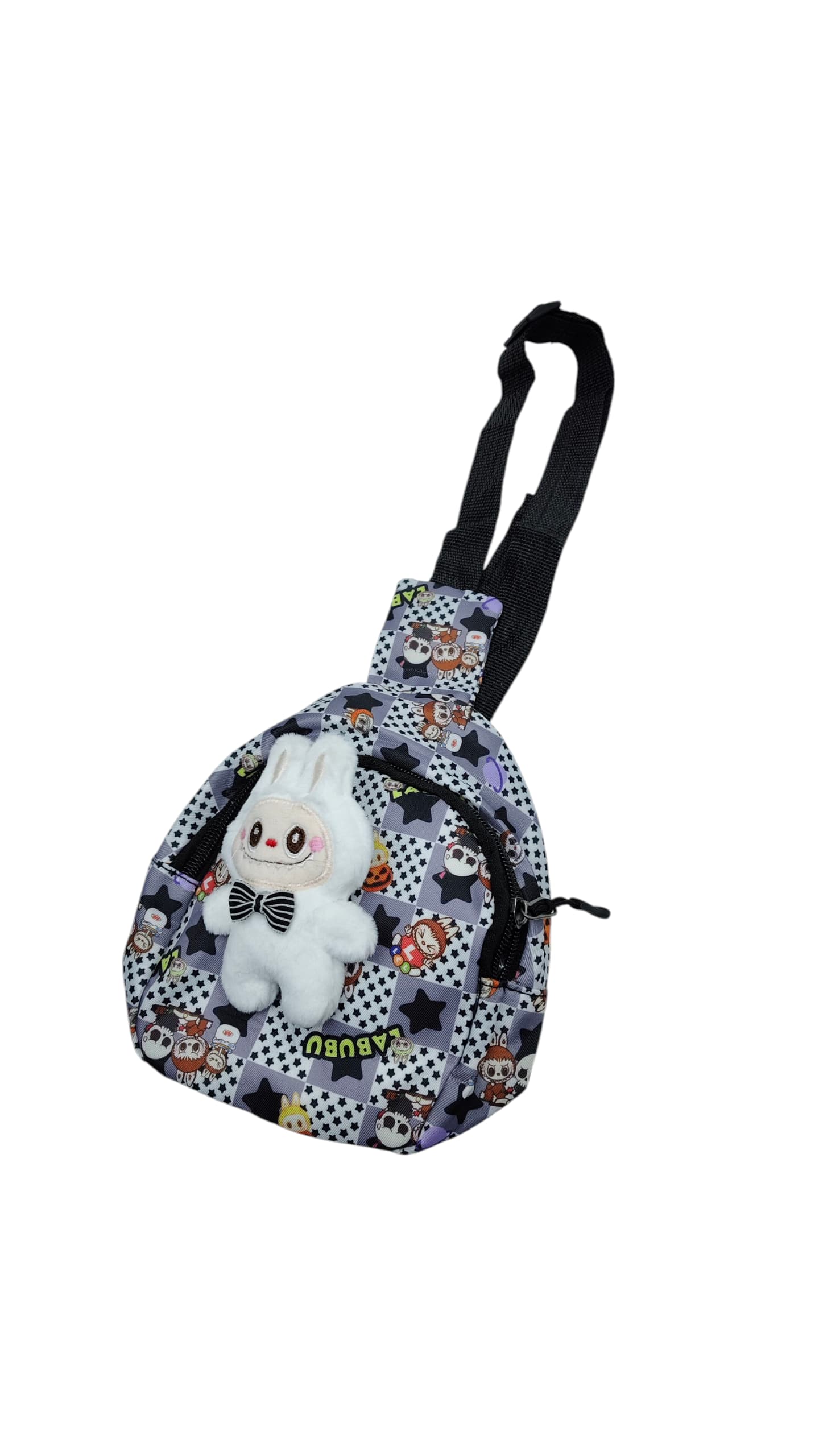 Сумка на плечо Лабубу арт.tr2045 черная Сумка на плечо Лабубу арт.tr2045 черная