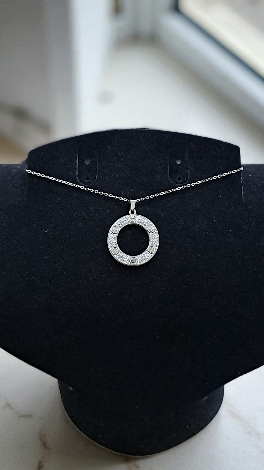 Кулон титан под Love Cartier со стразами арт.tr2110 серебро Кулон титан под Love Cartier со стразами арт.tr2110 серебро