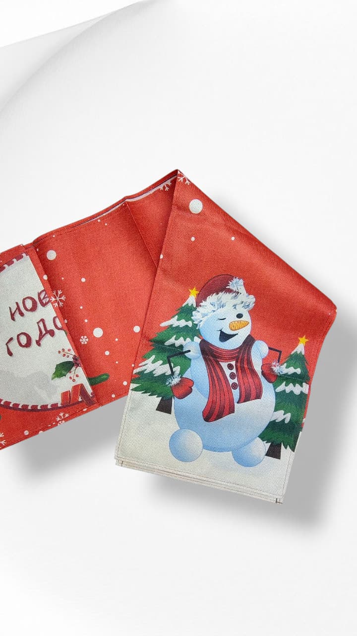 Дорожка на стол новогодняя 270*34см 3200тг Дорожка на стол новогодняя 270*34см 3200тг