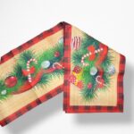 Дорожка на стол новогодняя 270*34см 3200тг