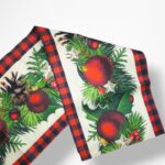 Дорожка на стол новогодняя 270*34см 3200тг