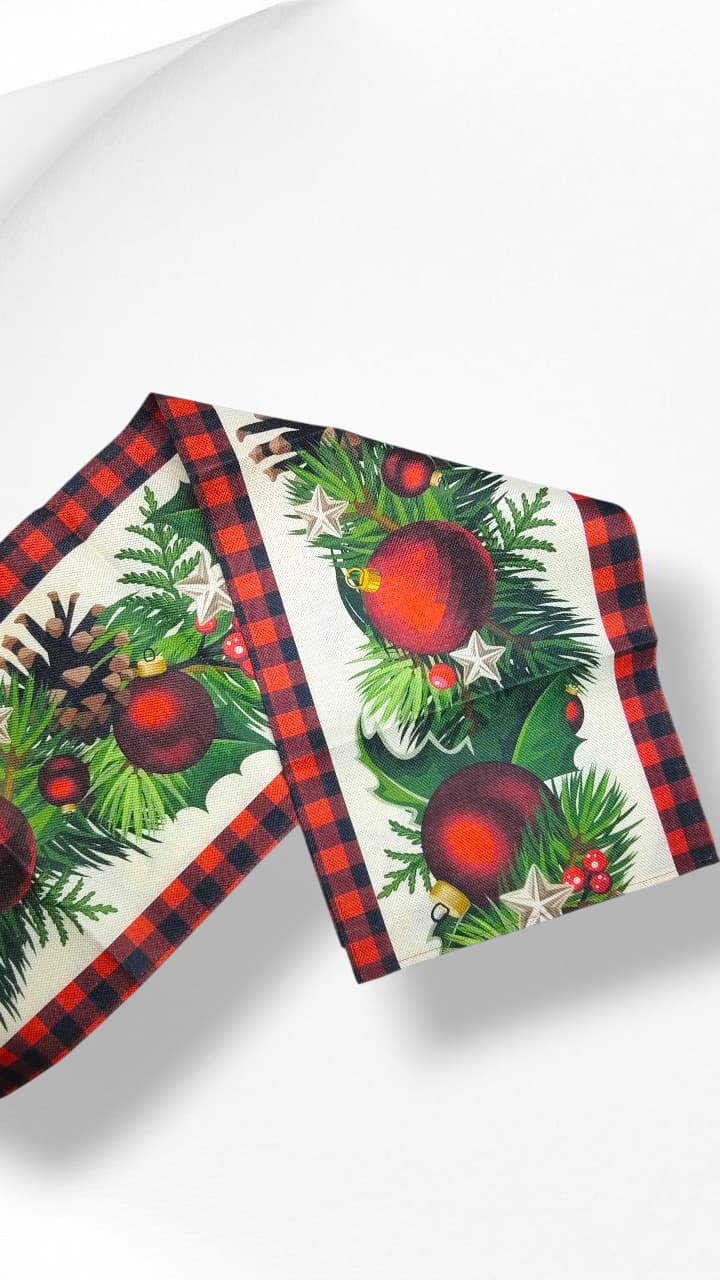 Дорожка на стол новогодняя 270*34см 3200тг Дорожка на стол новогодняя 270*34см 3200тг