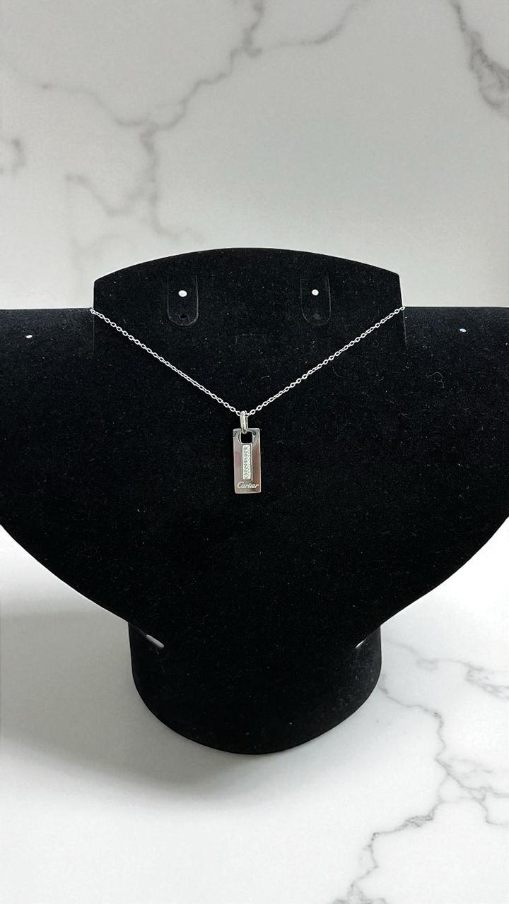 Кулон титан под Cartier со стразами арт.tr2362 серебро Кулон титан под Cartier со стразами арт.tr2362 серебро