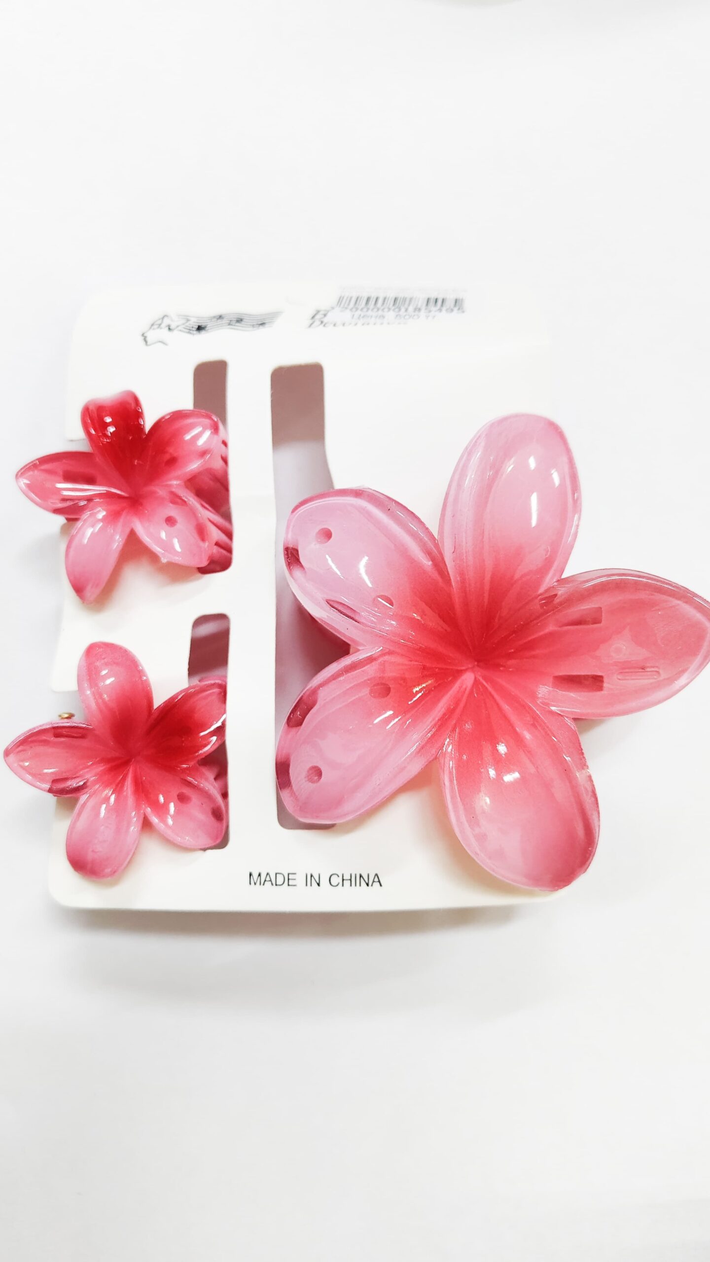 Крабик Гавайский цветок 4-8см малиновый.Набор 3шт 800тг Крабик Гавайский цветок 4-8см малиновый.Набор 3шт 800тг