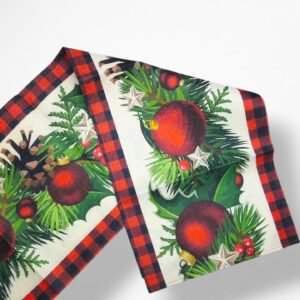 Дорожка на стол новогодняя 220*33см 2800тг