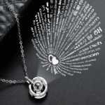 Кулон титан проектор круг арт.tr2117 серебро