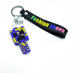 Брелок Майнкрафт 5см арт.B24m Крипер фиолетовый