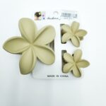 Крабик Гавайский цветок 4-8см бежевый уп 3шт 800тг