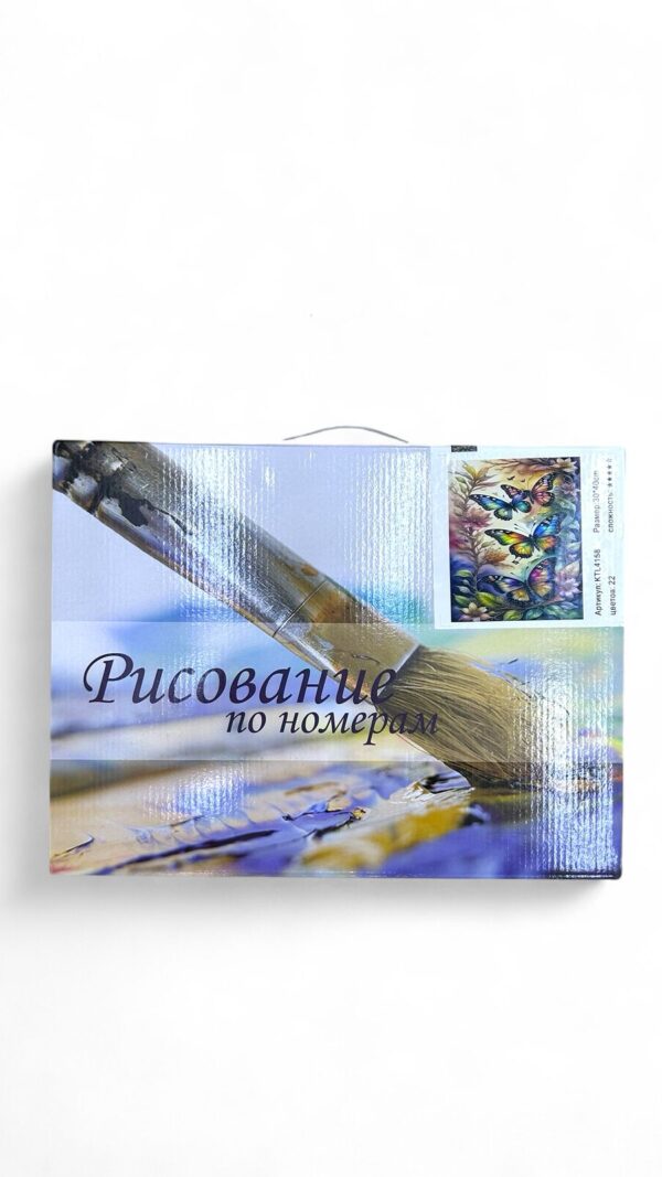 Рисование по номерам 30*40см арт.ktl4158 Бабочки