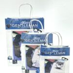 Пакет подарочный Hello Gentleman 25*18,5*10см арт.jk1648b-3 синий