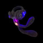 Наушники меховые с поднимающимися ушками светящиеся ЛинаБелль арт.tr3175 сиреневые