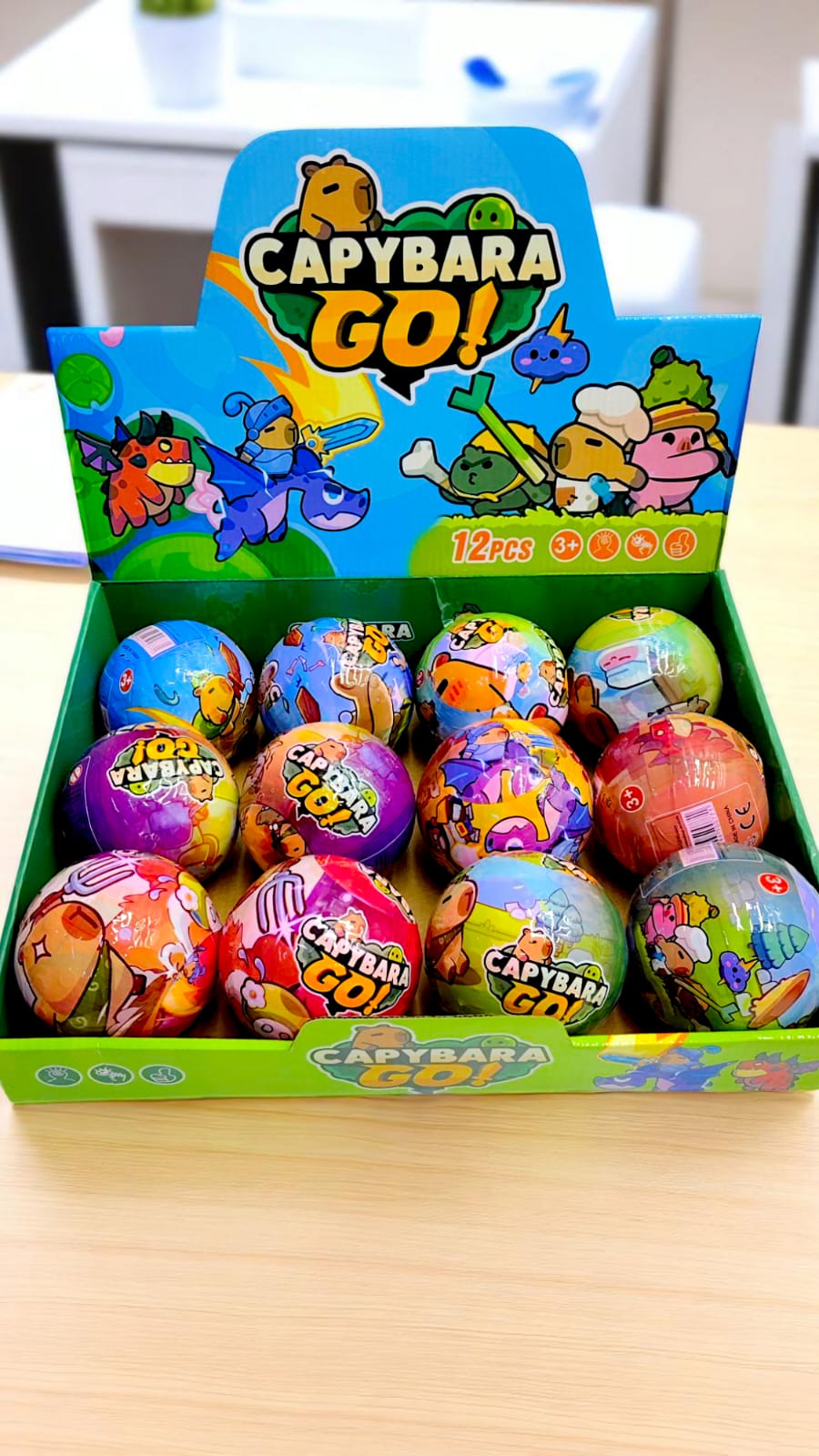 Шар сюрприз Капибара 9см арт.0077 Шар сюрприз Капибара 9см арт.0077