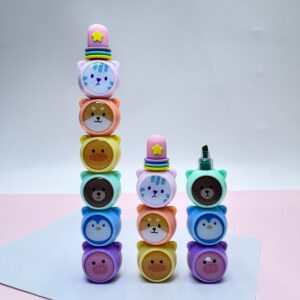 Текстовыделители животные 5цв арт.tr1638