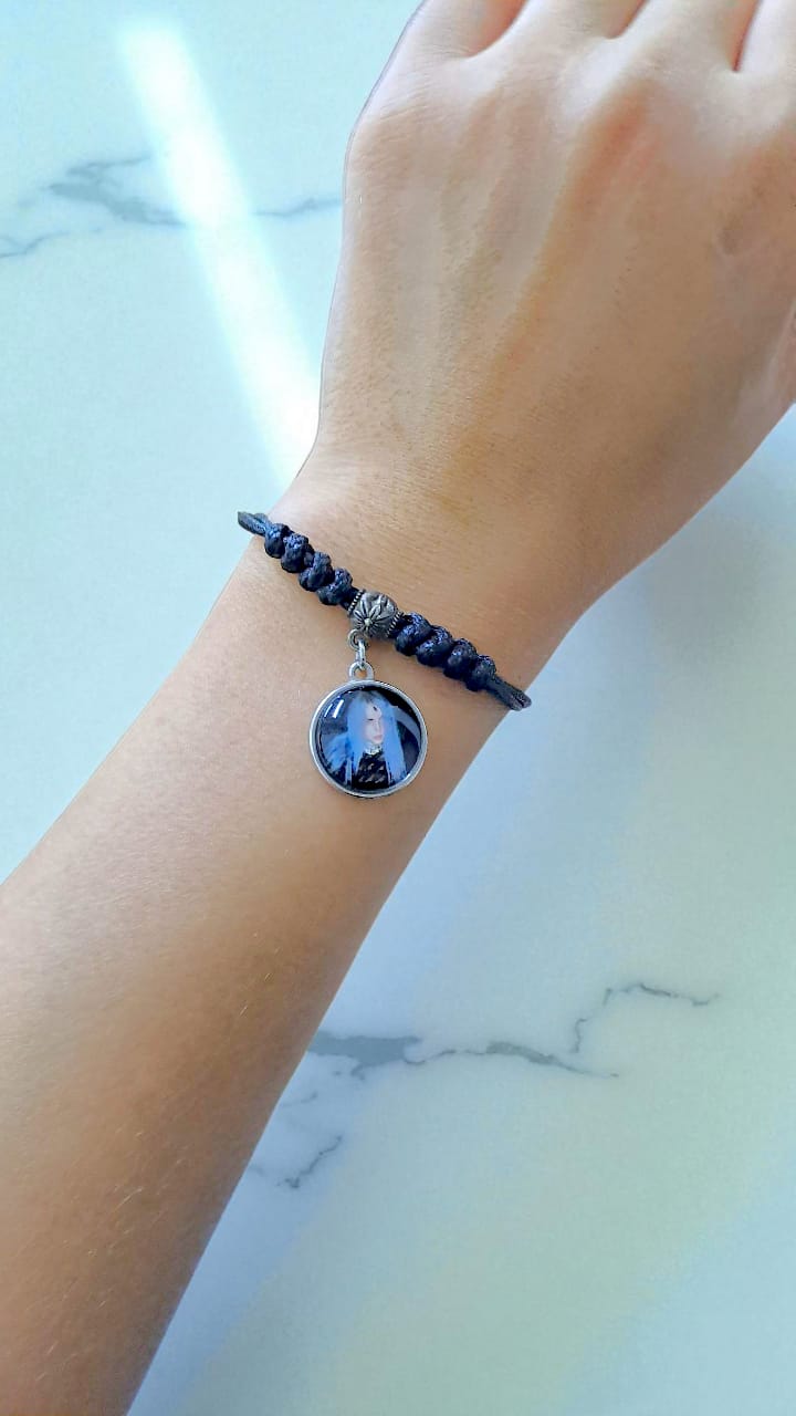 Браслет Билли Айлиш шамбала арт.tr2170 черный Браслет Билли Айлиш шамбала арт.tr2170 черный