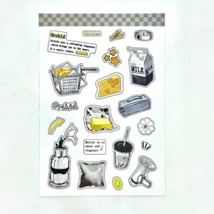 Наклейки Эстетика на листе А6 арт.tr396